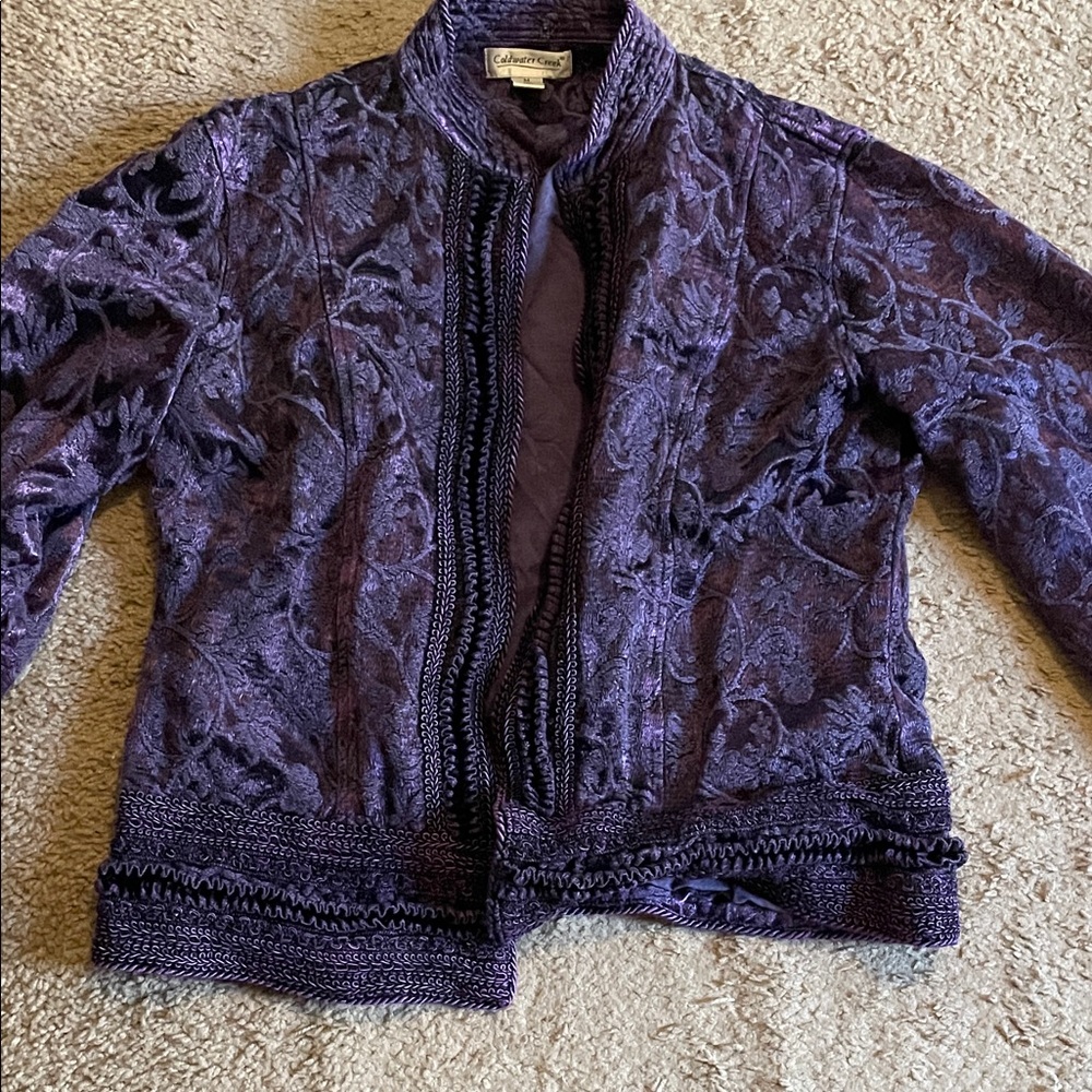 Coldwater Creek Purple Jacket